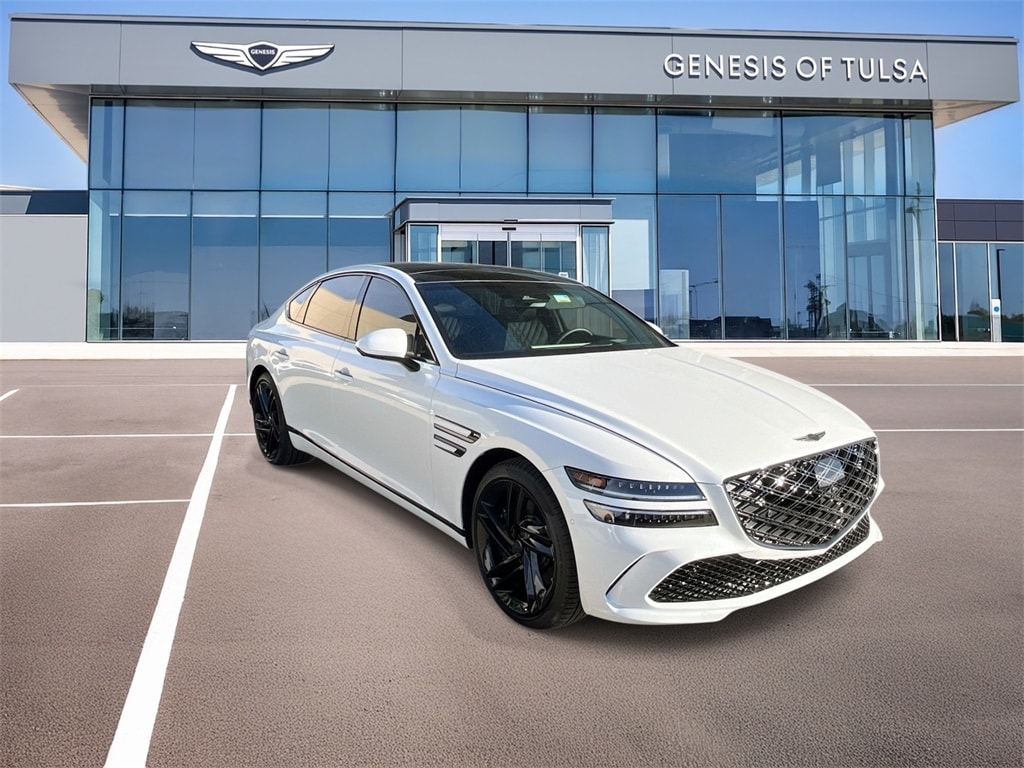New 2026 Genesis G80 3.5T Prestige Black Sedan