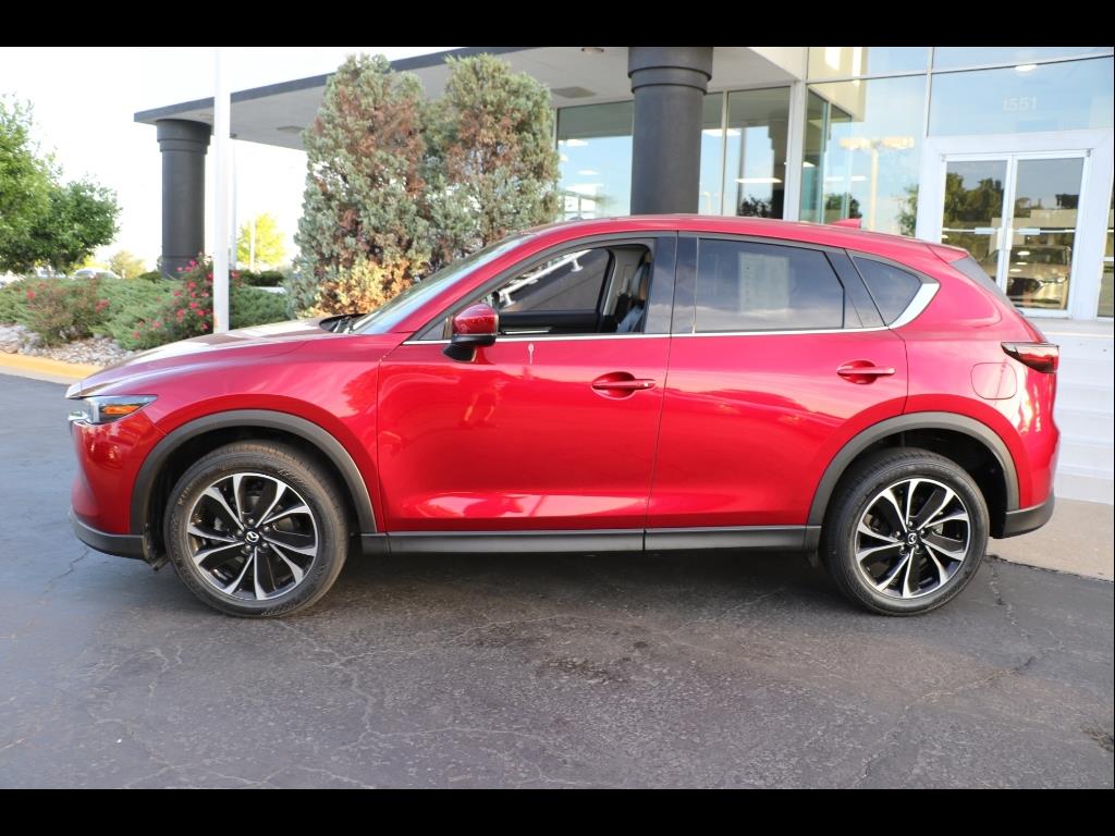 Certified 2022 Mazda CX-5 S Premium package with VIN JM3KFBDM0N1620582 for sale in Kansas City
