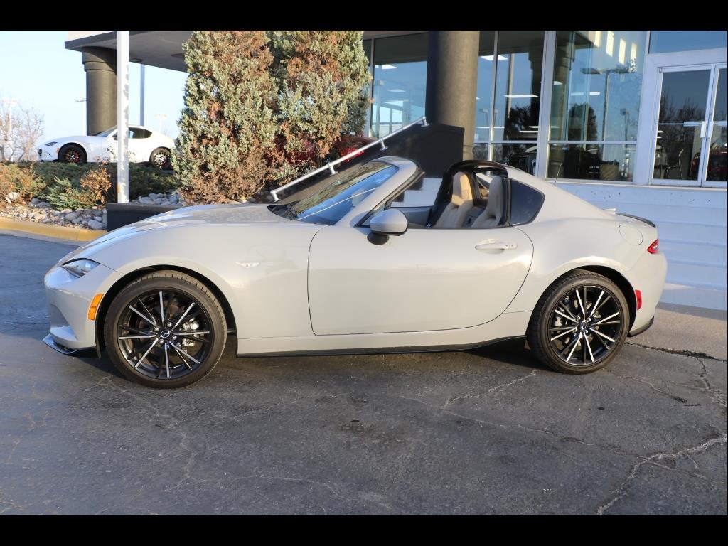 Certified 2024 Mazda MX-5 Miata RF Grand Touring with VIN JM1NDAM77R0603922 for sale in Kansas City