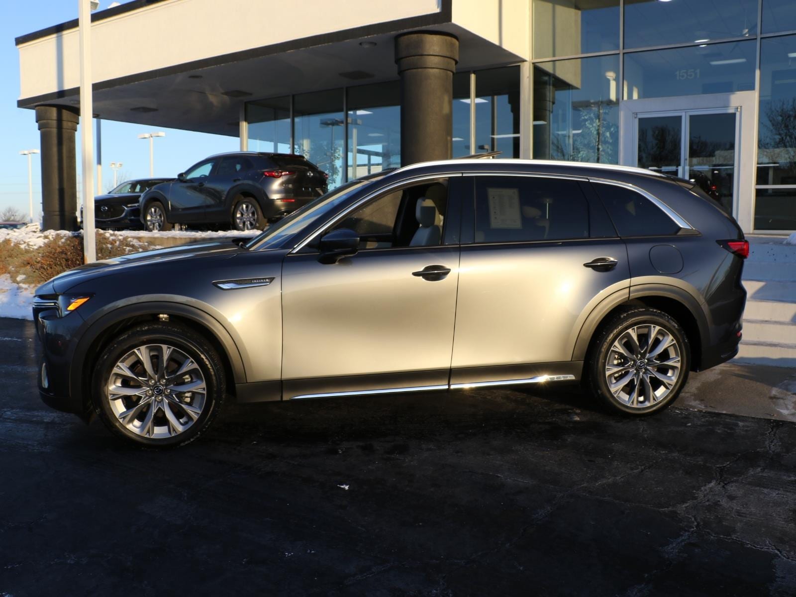 Certified 2025 Mazda CX-90 Premium Plus Package with VIN JM3KKEHD8S1221504 for sale in Kansas City