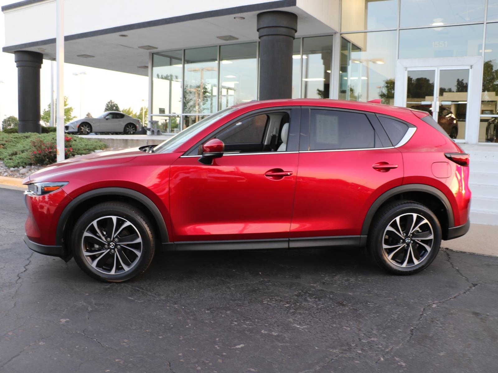 Certified 2023 Mazda CX-5 S Premium Plus package with VIN JM3KFBEM4P0181345 for sale in Kansas City