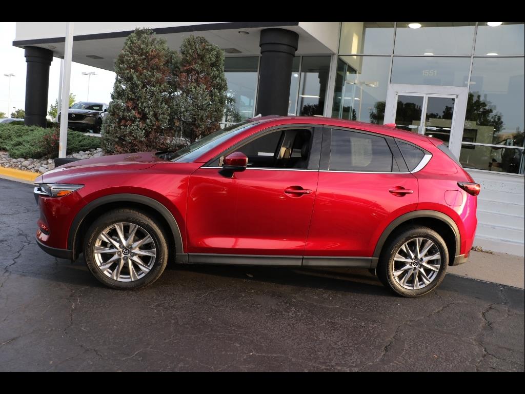 Certified 2021 Mazda CX-5 Grand Touring with VIN JM3KFBDM7M0419539 for sale in Kansas City
