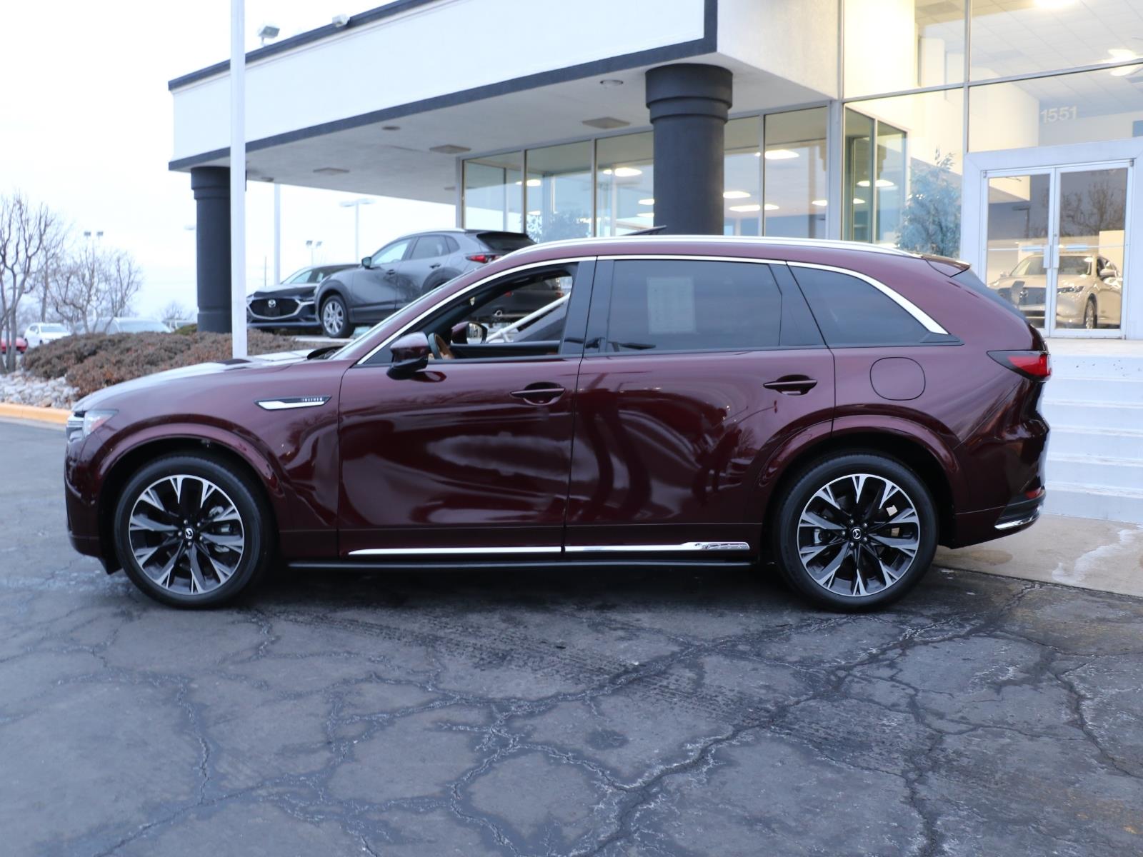 Certified 2025 Mazda CX-90 Premium Plus Package with VIN JM3KKEHC5S1237814 for sale in Kansas City