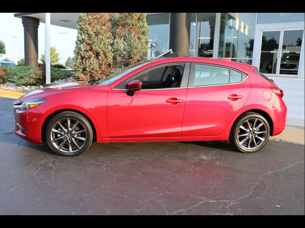 Certified 2018 Mazda Mazda3 Grand Touring with VIN 3MZBN1M37JM271539 for sale in Kansas City