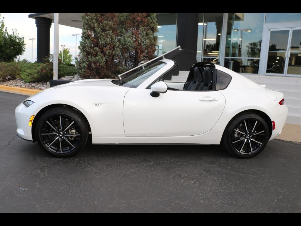 Certified 2024 Mazda MX-5 Miata RF Grand Touring with VIN JM1NDAM76R0608609 for sale in Kansas City