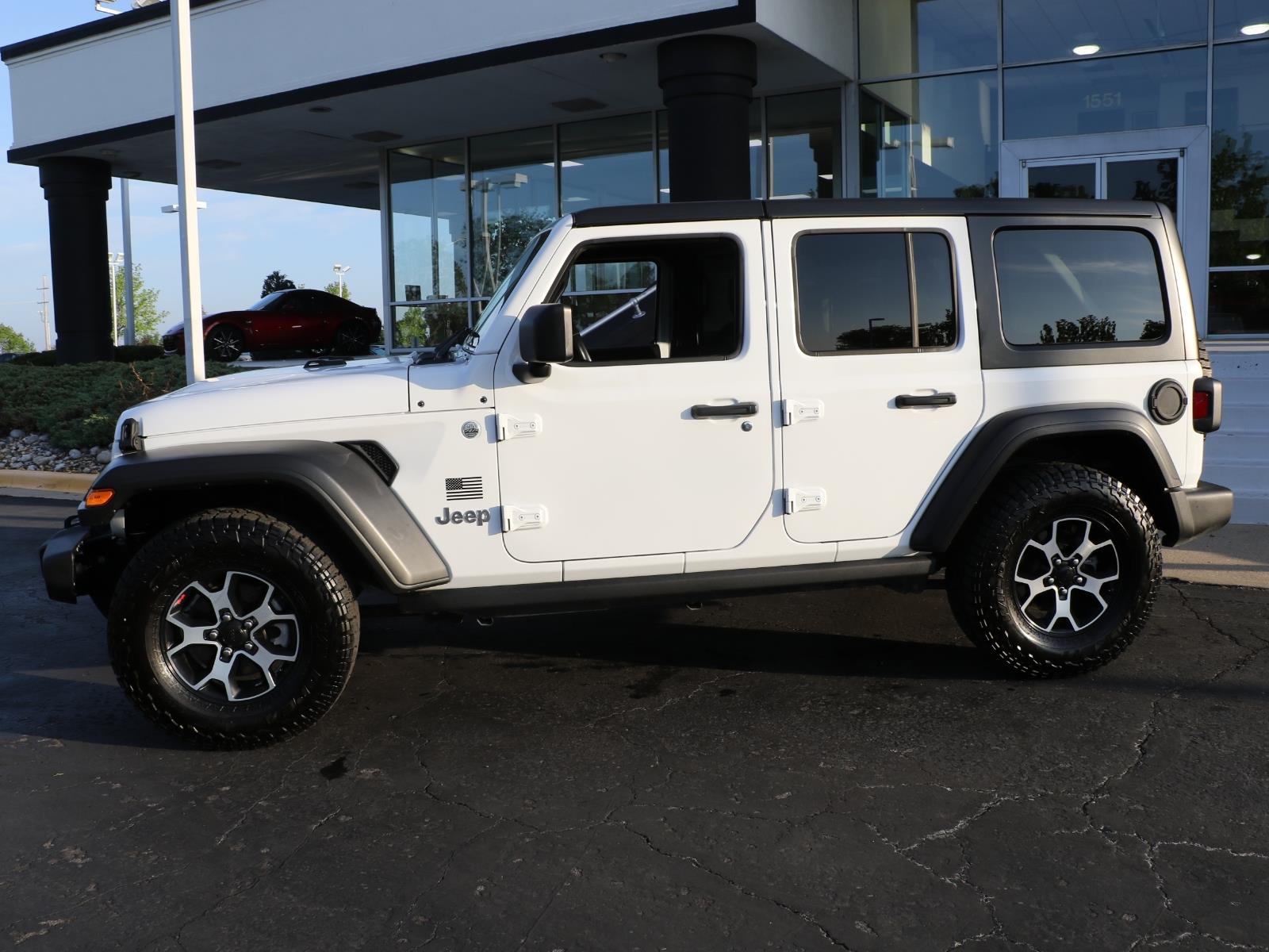 Used 2020 Jeep Wrangler Unlimited Sport S with VIN 1C4HJXDG7LW323334 for sale in Kansas City