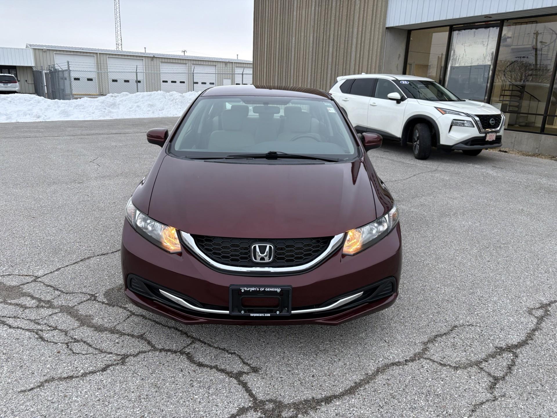 Used 2014 Honda Civic LX with VIN 19XFB2F53EE001158 for sale in Geneseo, IL