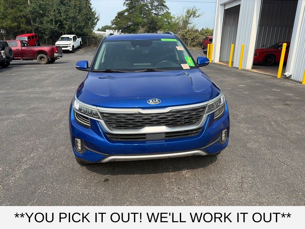 Used 2021 Kia Seltos SX with VIN KNDETCA21M7109062 for sale in Travelers Rest, SC
