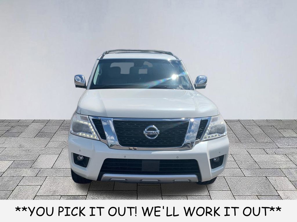 Used 2017 Nissan Armada Platinum with VIN JN8AY2ND6H9010600 for sale in Tuscaloosa, AL