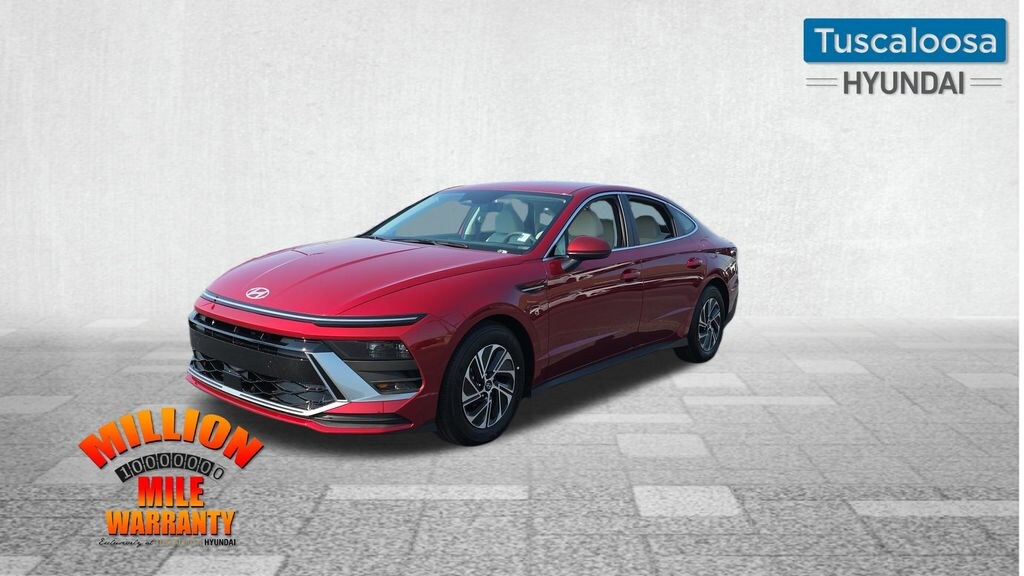 New 2026 Hyundai Sonata Hybrid Blue Sedan