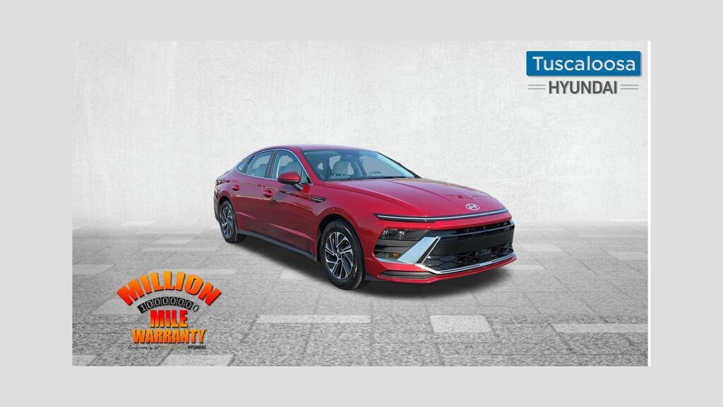 New 2026 Hyundai Sonata Hybrid Blue Sedan