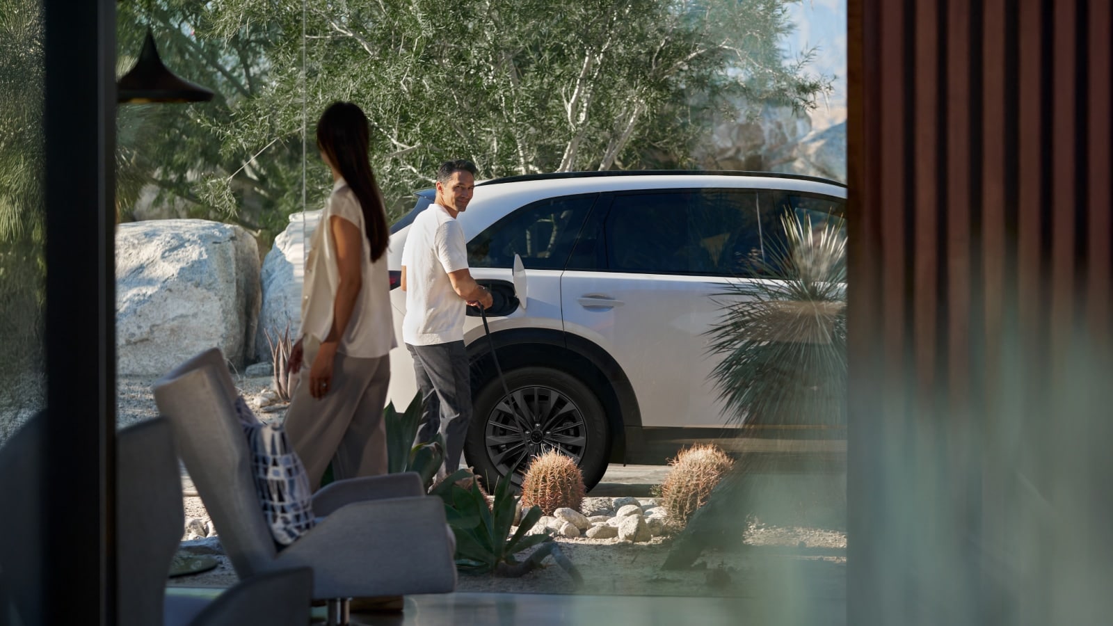 2026 Mazda CX-70 Plug-In Hybrid charging at home