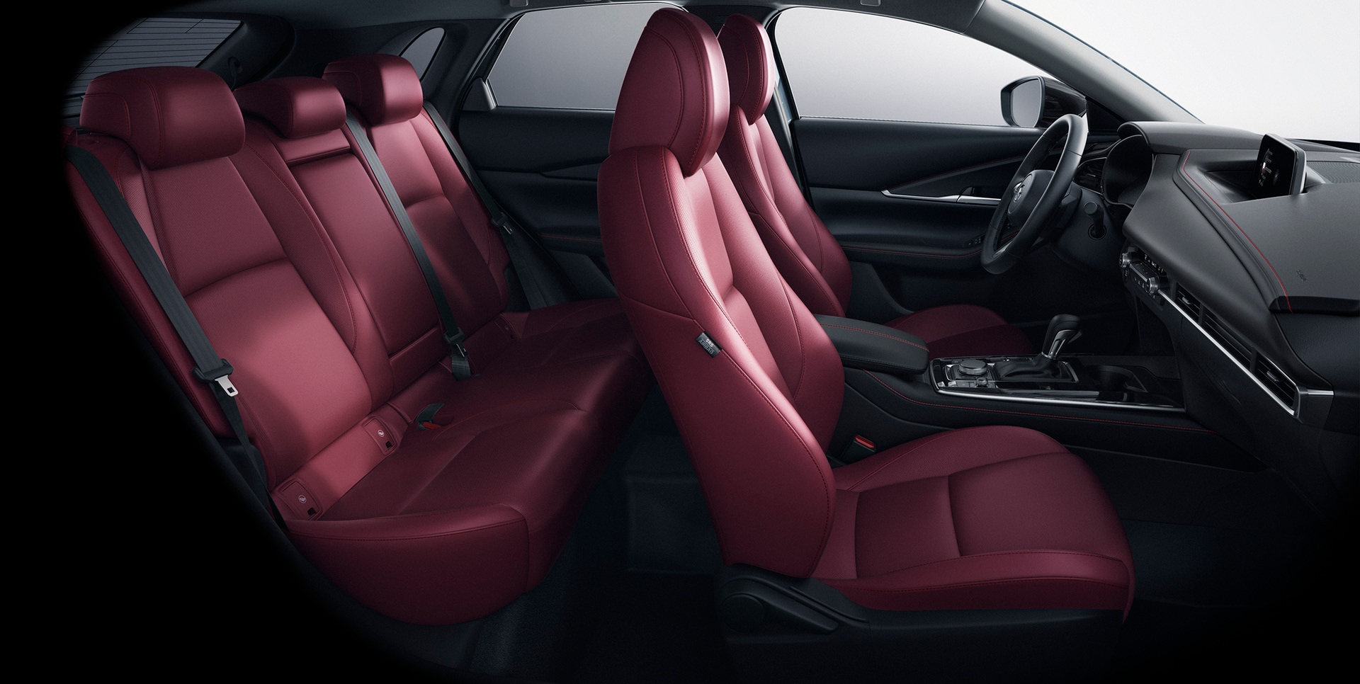 A view of the interior and cargo space in the 2026 Mazda CX-30