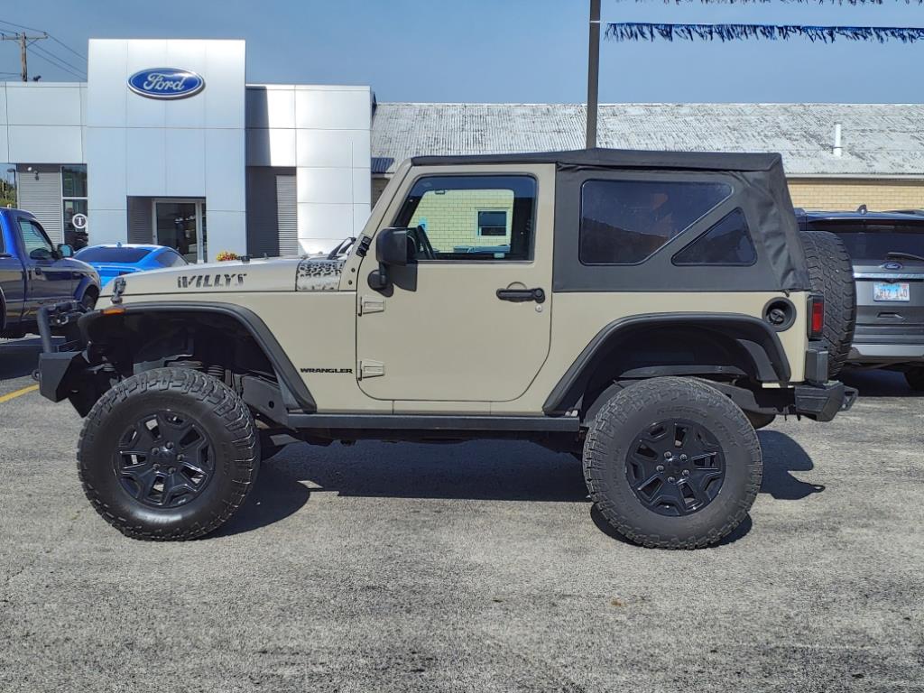 Used 2017 Jeep Wrangler Willys Wheeler with VIN 1C4AJWAG2HL652404 for sale in Tuscola, IL