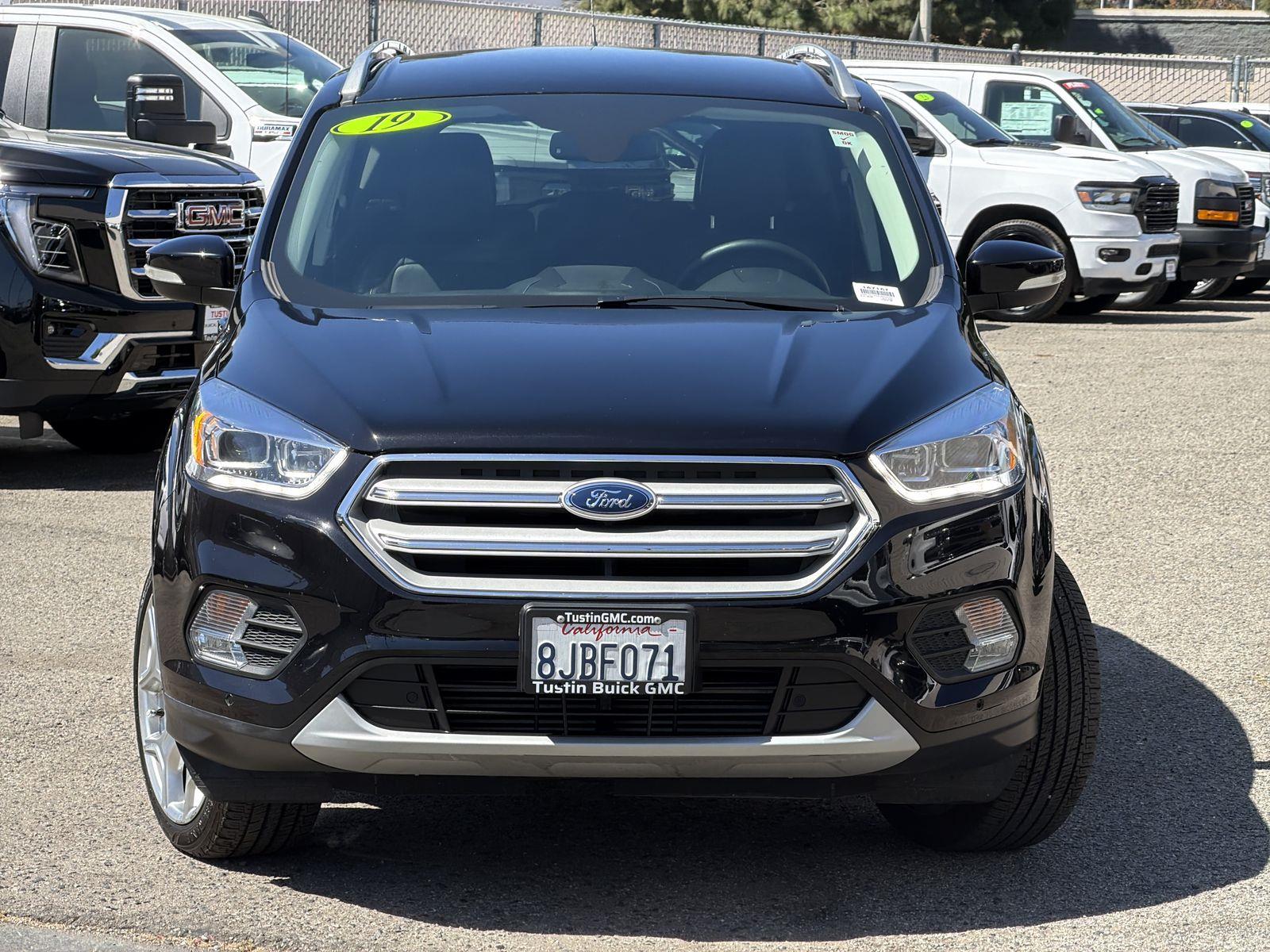 Used 2019 Ford Escape Titanium with VIN 1FMCU0J9XKUB82943 for sale in Tustin, CA