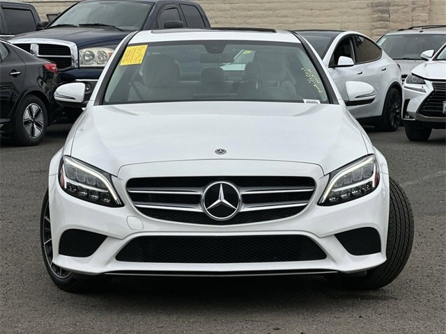 Used 2021 Mercedes-Benz C-Class Sedan C300 with VIN W1KWF8DB8MR638913 for sale in Tustin, CA