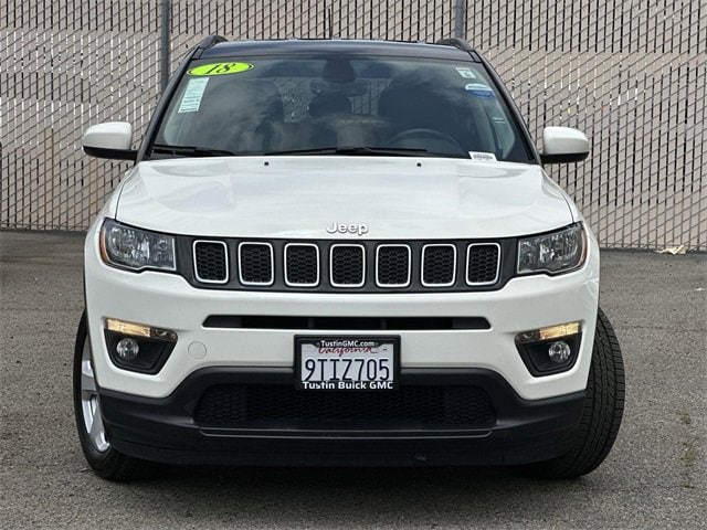 Used 2018 Jeep Compass Latitude with VIN 3C4NJCBB7JT408647 for sale in Tustin, CA