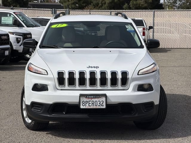 Used 2017 Jeep Cherokee Sport with VIN 1C4PJLAB6HW596110 for sale in Tustin, CA