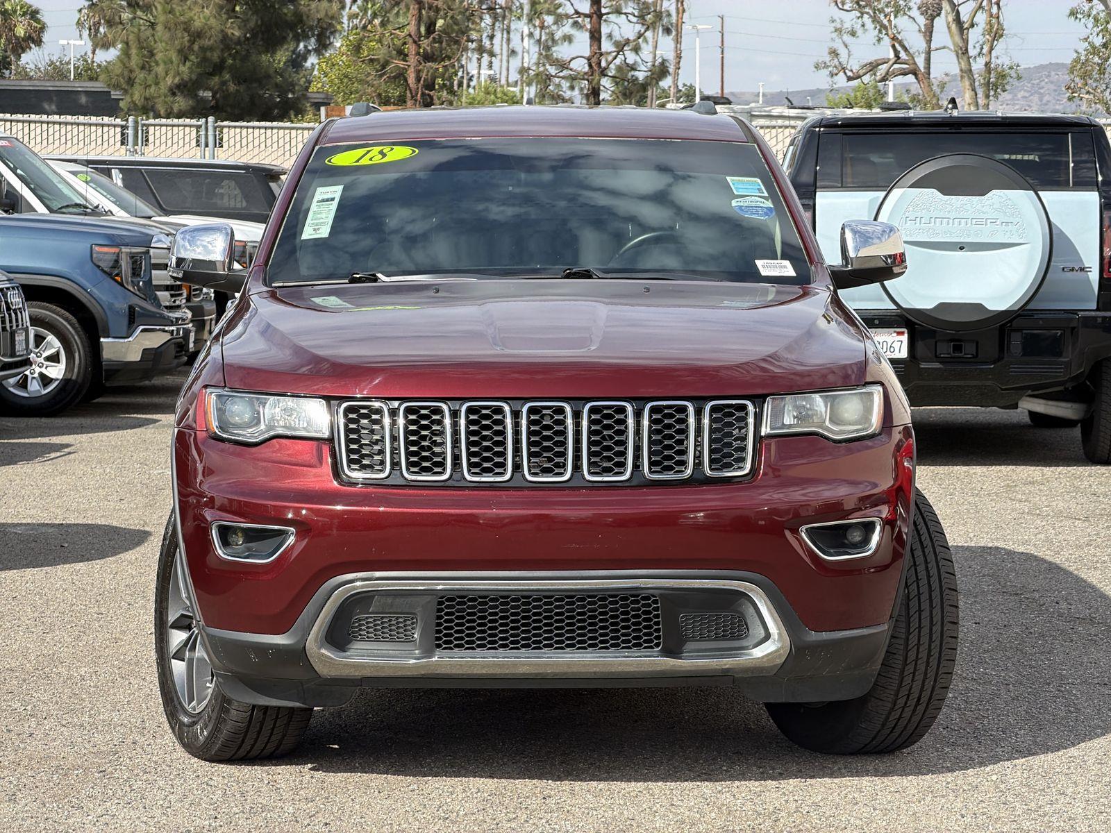 Used 2018 Jeep Grand Cherokee Limited with VIN 1C4RJFBG8JC440615 for sale in Tustin, CA