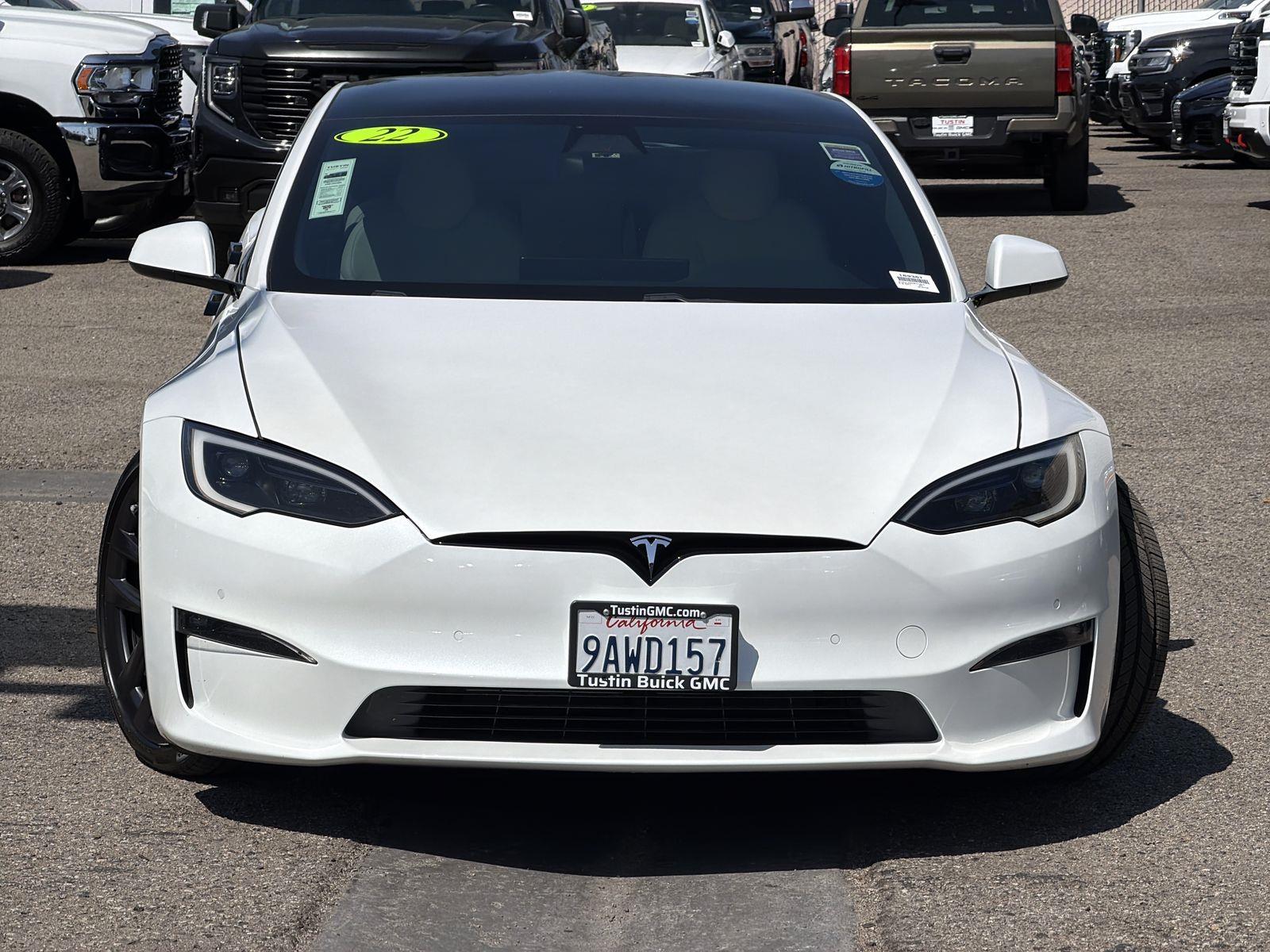 Used 2022 Tesla Model S Plaid with VIN 5YJSA1E65NF473913 for sale in Tustin, CA