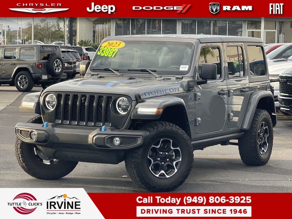 Used 2023 Jeep Wrangler 4xe Rubicon SUV