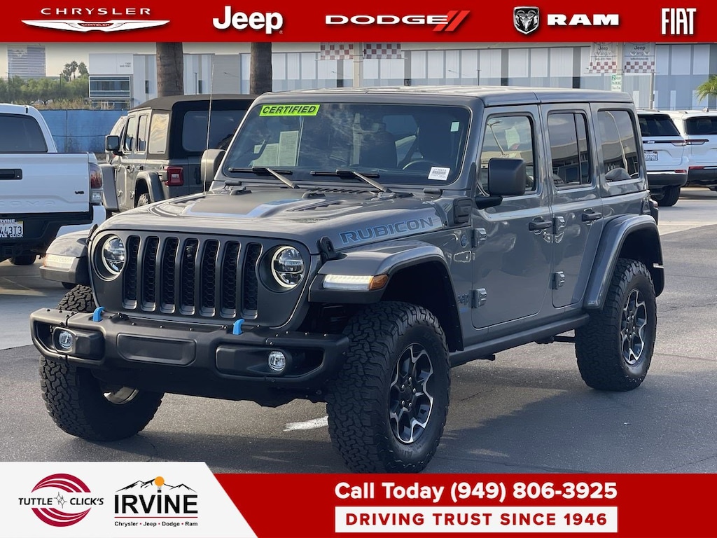 Used 2021 Jeep Wrangler 4xe Unlimited Rubicon SUV