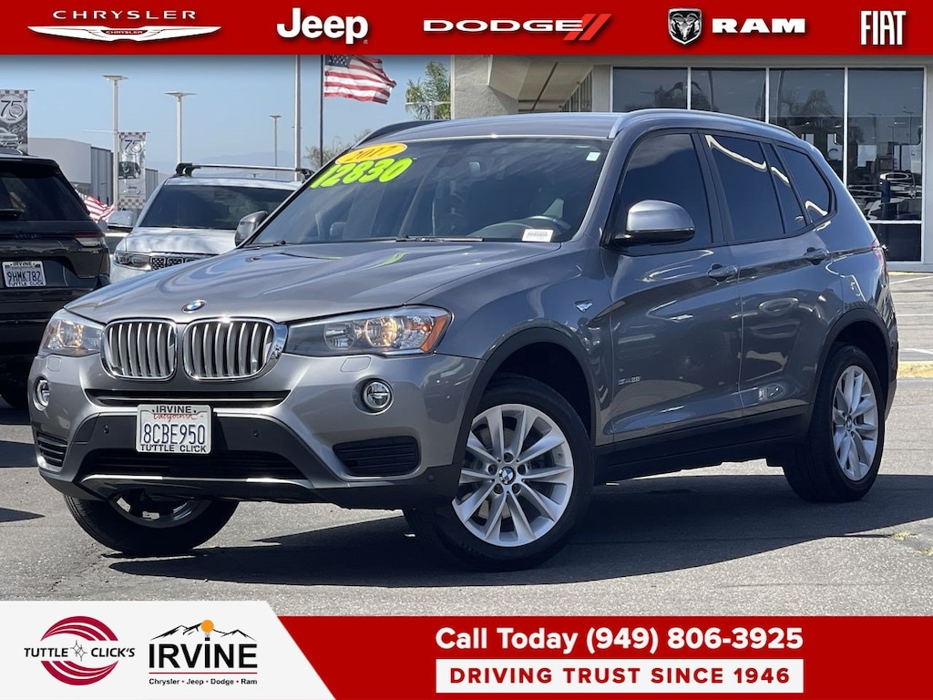 Used 2017 BMW X3 sDrive28i SUV