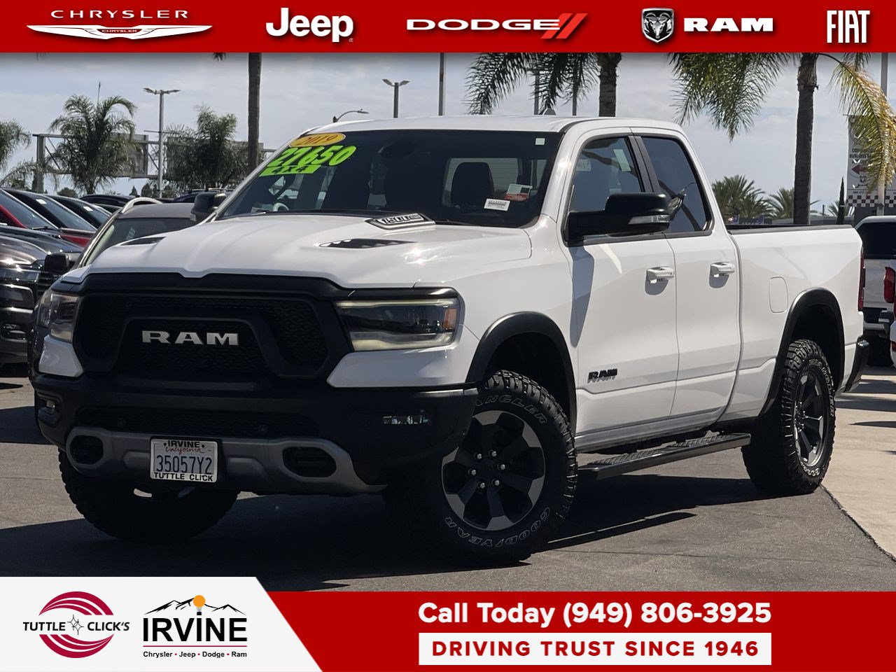 Used 2019 Ram 1500 Rebel Truck Quad Cab