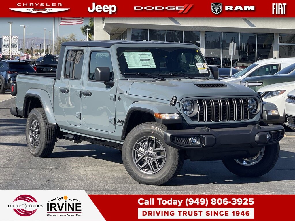 New 2025 Jeep Gladiator Sport S Truck Crew Cab