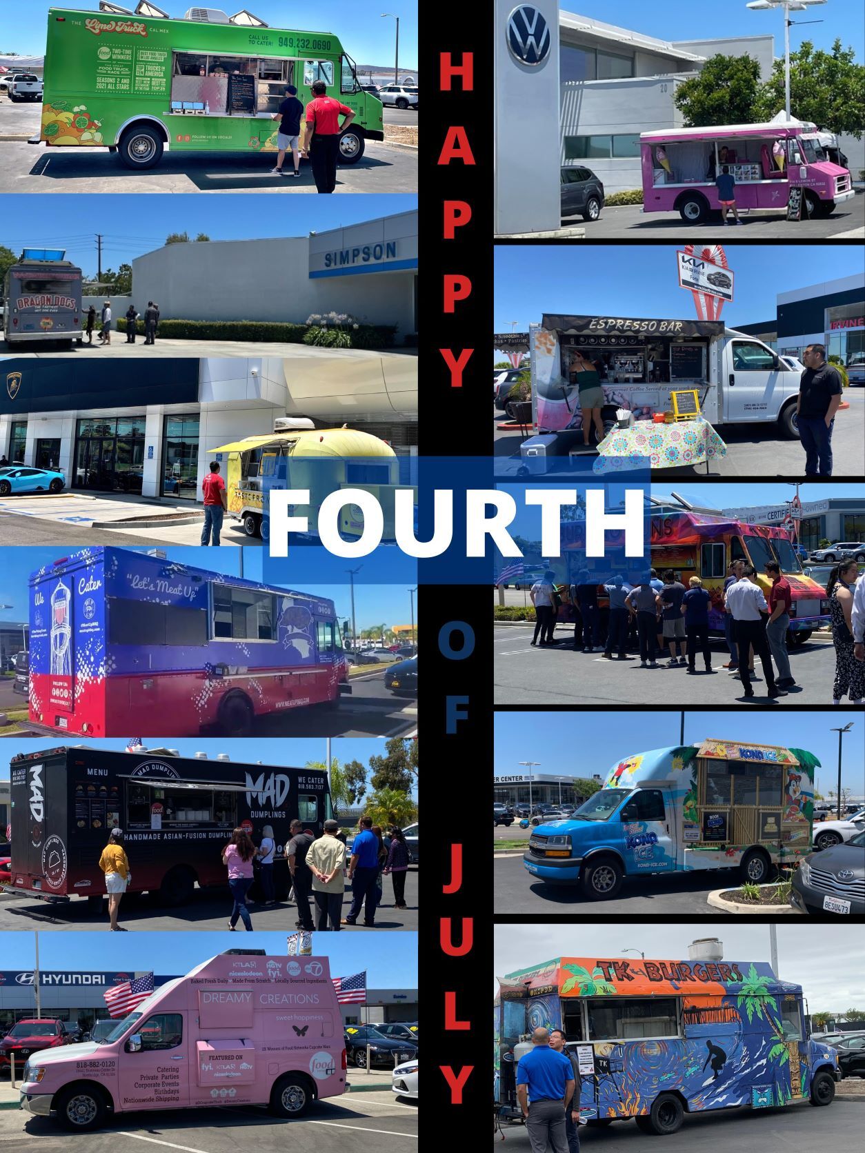 Irvine Auto Center Food Truck Event