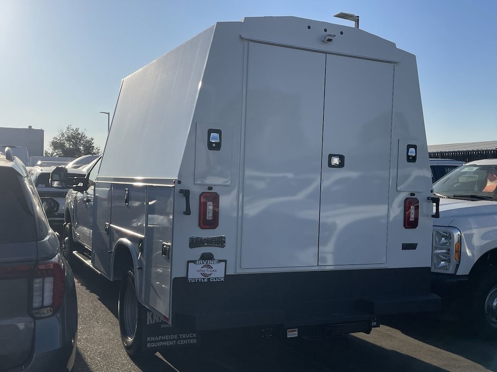 New 2024 Ford Super Duty F-350 DRW XL KNAPHEIDE 9' COVERED UTILITY Truck Crew Cab