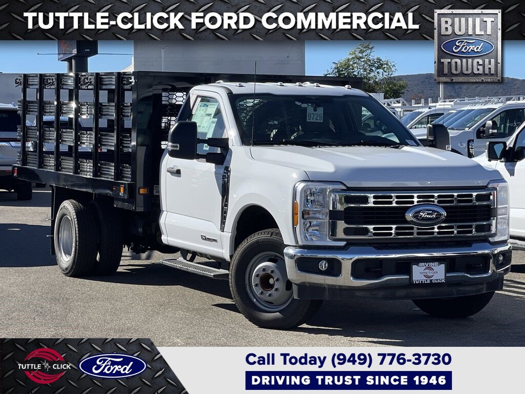 New 2023 Ford Super Duty F-350 DRW XL KNAPHEIDE 12' STAKE BED Truck Regular Cab