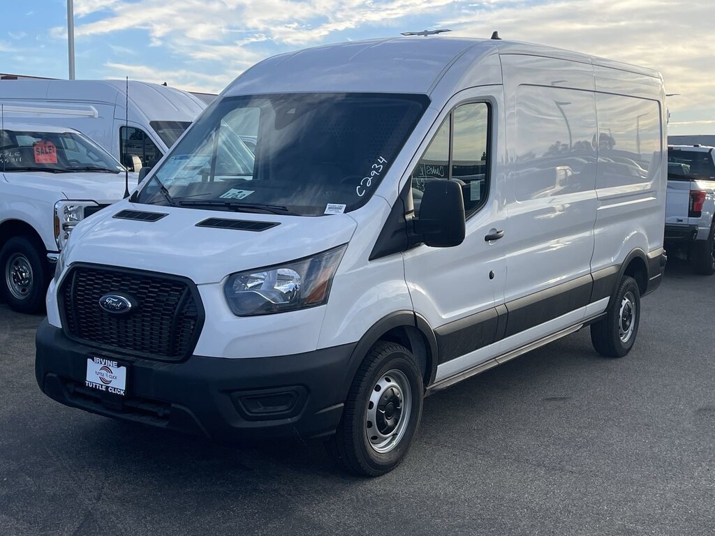 New 2024 Ford Transit Cargo Van SHELF & PARTITION Van Medium Roof Van