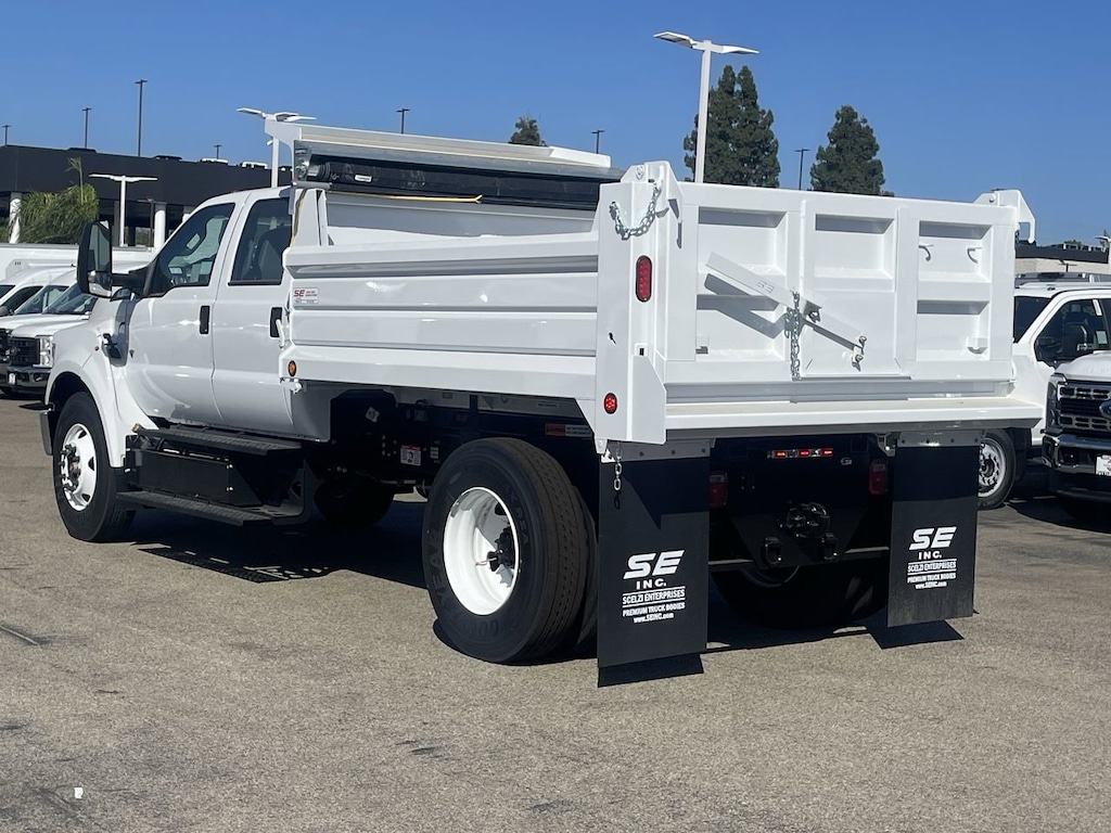 New 2025 Ford Super Duty F-650 SCELZI 10 ' DUMP Truck Crew Cab