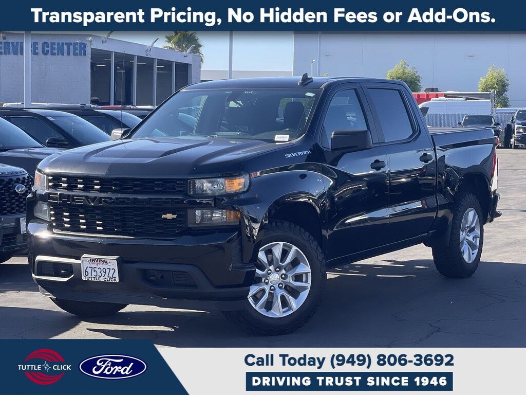 Used 2020 Chevrolet Silverado 1500 Custom Truck Crew Cab