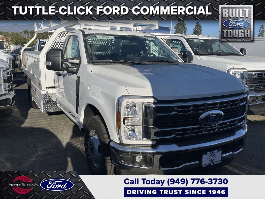 New 2024 Ford Super Duty F-350 DRW Diesel XL ROYAL 12' CONTRACTOR Truck Regular Cab