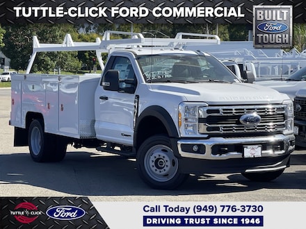 2023 Ford Super Duty F-550 DRW XL SCELZI 11' UTILITY Truck Regular Cab