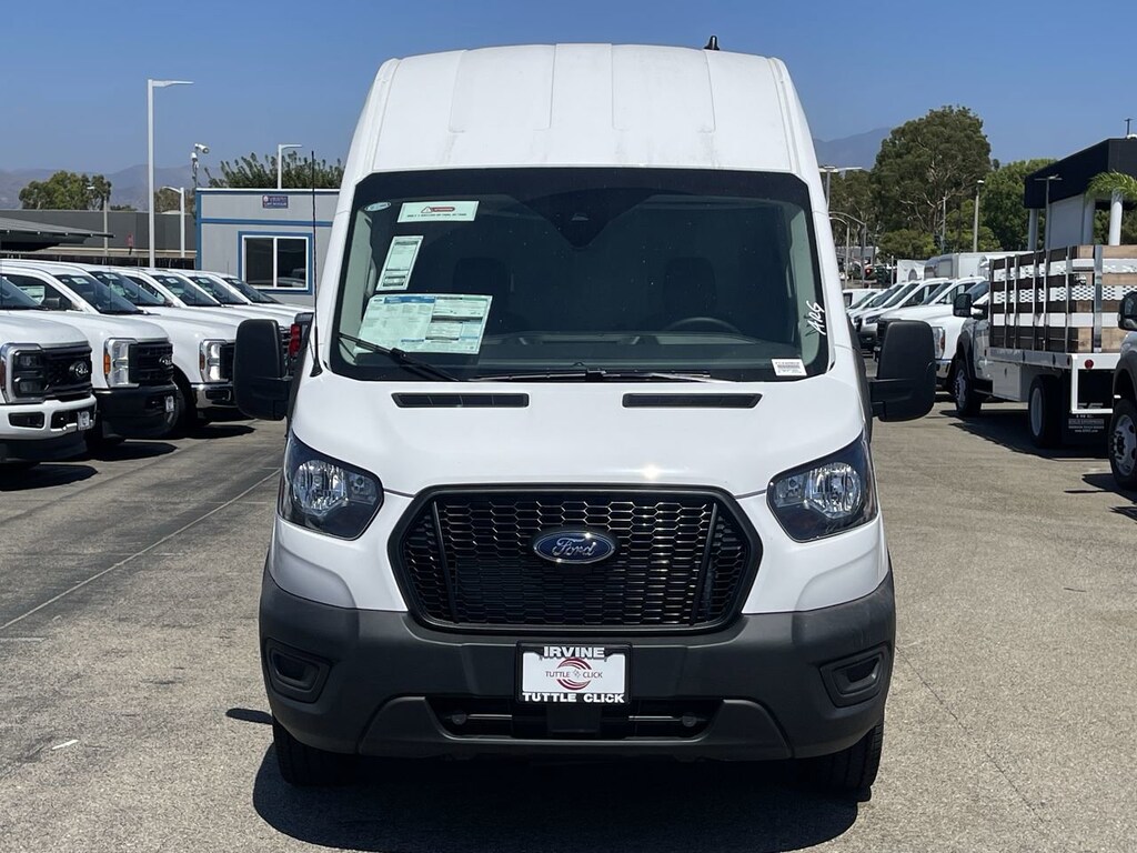 New 2024 Ford Transit Cargo Van PARTITION & SHELVES Van High Roof Ext. Van