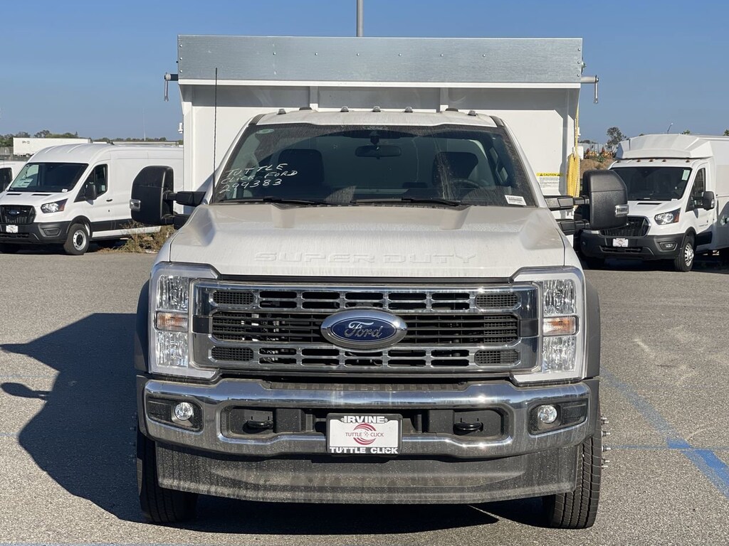 New 2024 Ford Super Duty F-450 DRW XL SCELZI 12' LANDSCAPE DUMP Truck Regular Cab