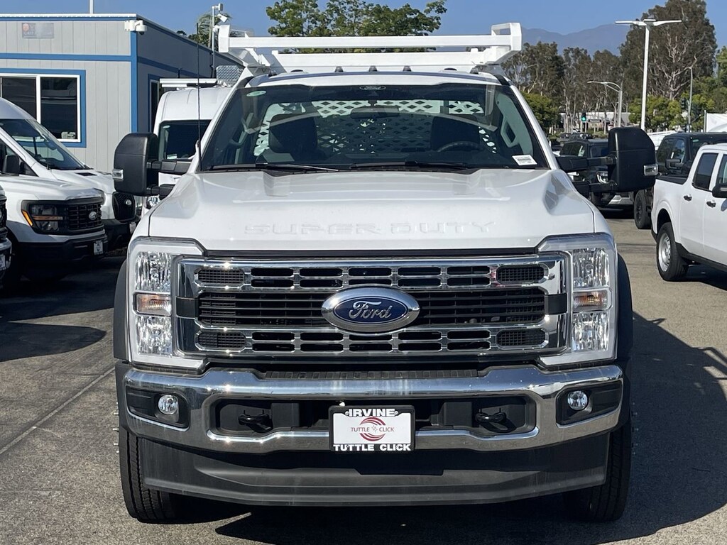 New 2024 Ford Super Duty F-550 DRW XL SCELZI 12' CONTRACTOR Truck Standard Cab