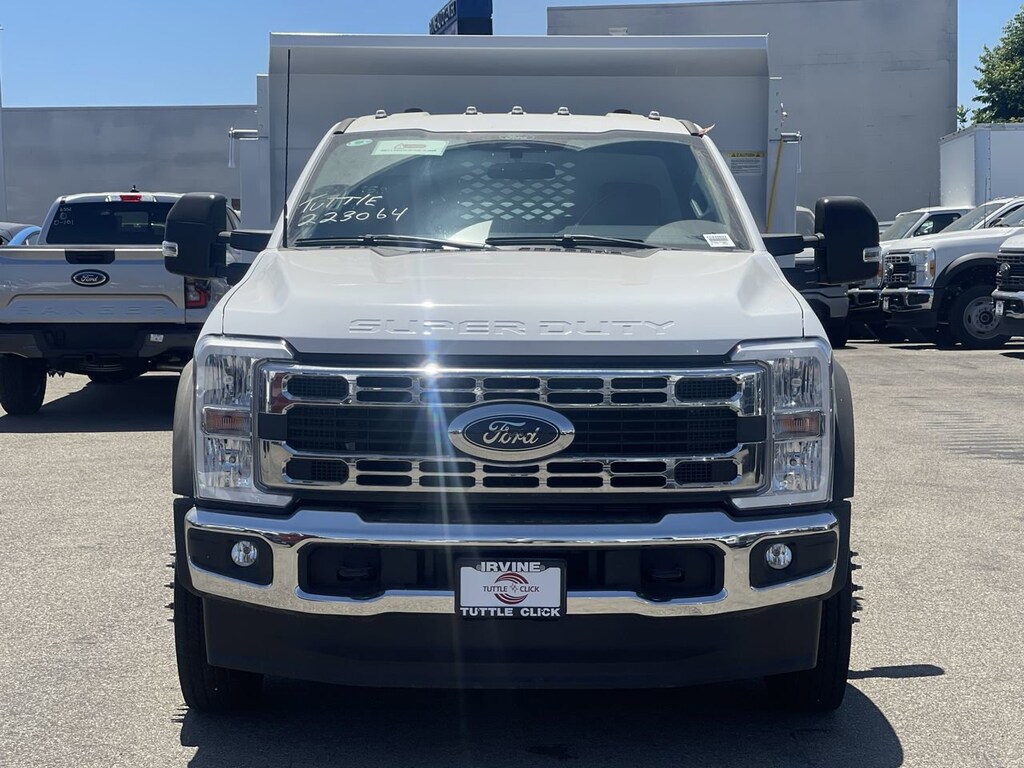 New 2024 Ford Super Duty F-550 DRW Diesel XL SCELZI 12' DUMP Truck Standard Cab