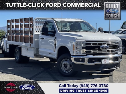 2023 Ford Super Duty F-350 DRW XL SCELZI 12' STAKE BED Truck Regular Cab