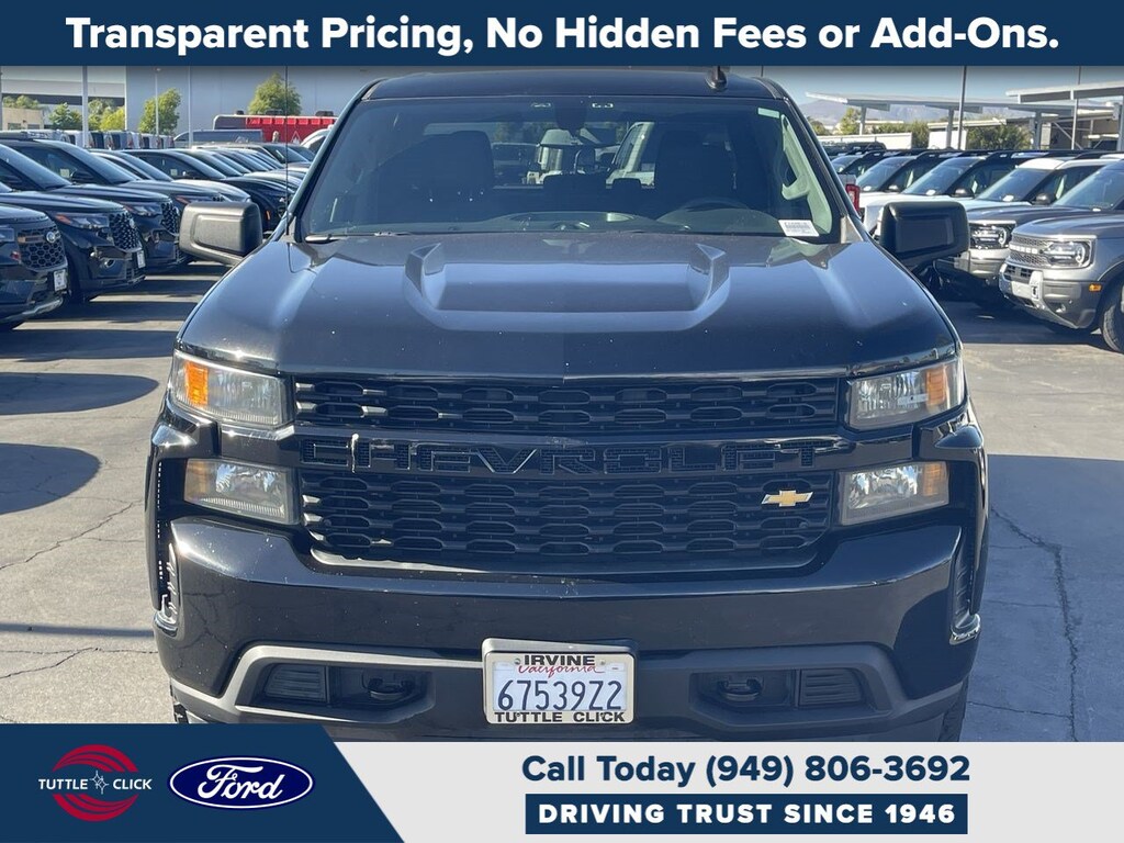 Used 2020 Chevrolet Silverado 1500 Custom Truck Crew Cab
