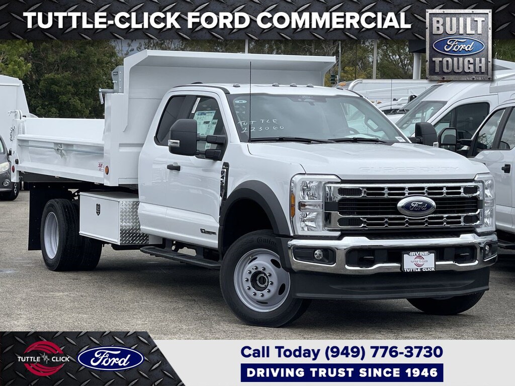 New 2024 Ford Super Duty F-450 DRW Diesel XL SCELZI 12' DUMP Truck Super Cab