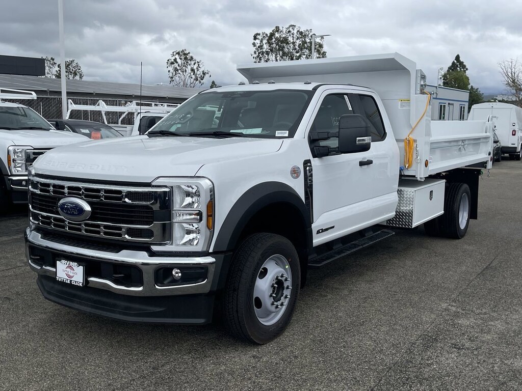 New 2024 Ford Super Duty F-450 DRW Diesel XL SCELZI 12' DUMP Truck Super Cab