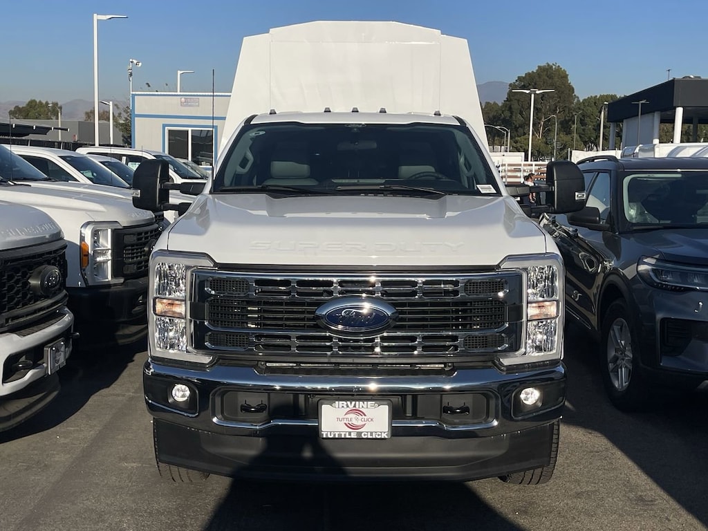 New 2024 Ford Super Duty F-350 DRW XL KNAPHEIDE 9' COVERED UTILITY Truck Crew Cab