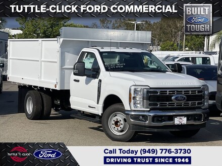 2024 Ford Super Duty F-350 DRW Diesel XL SCELZI 12' LANDCAPE DUMP Truck Regular Cab