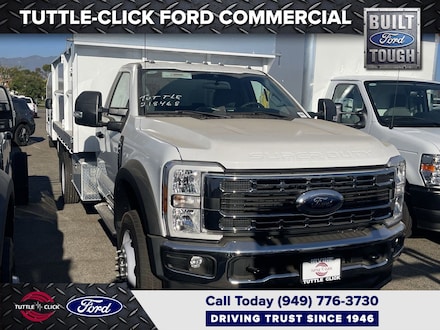 2024 Ford Super Duty F-450 DRW Diesel SCELZI 12' GARDNER DUMP Truck Regular Cab