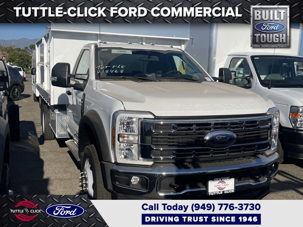 New 2024 Ford Super Duty F-450 DRW Diesel XL SCELZI 12' GARDNER DUMP Truck Regular Cab