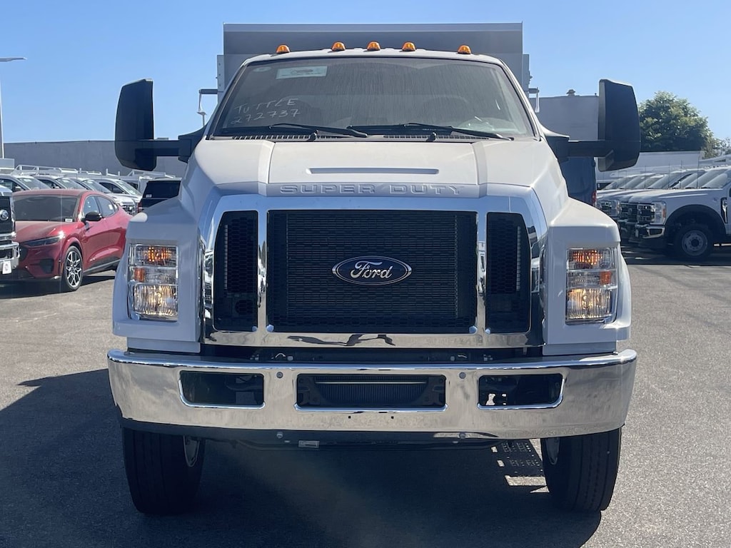 New 2025 Ford Super Duty F-650 SCELZI 10 ' DUMP Truck Crew Cab